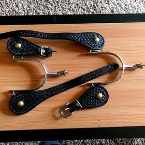 Rowell Spurs w/ Leather straps